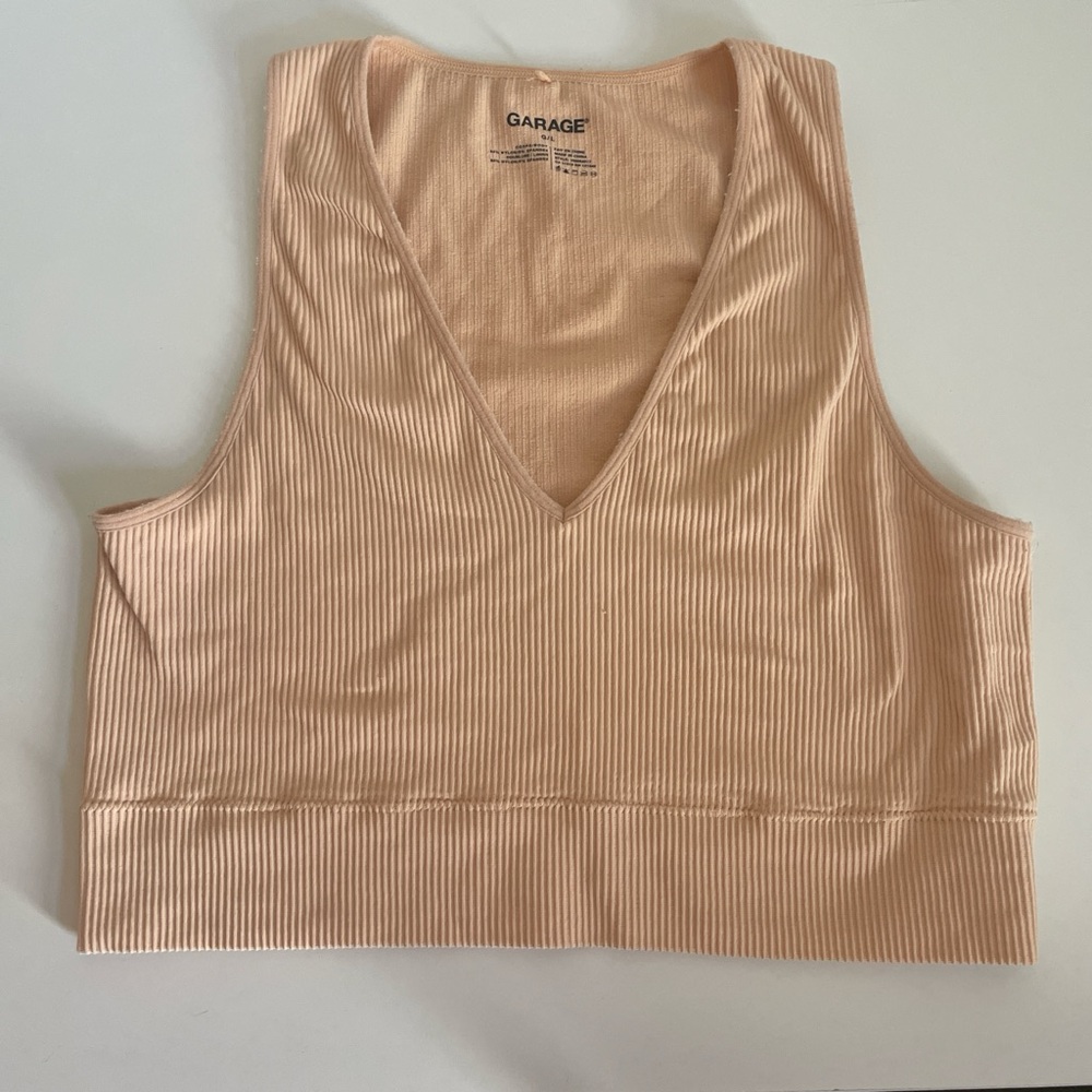 garage yellow tank top